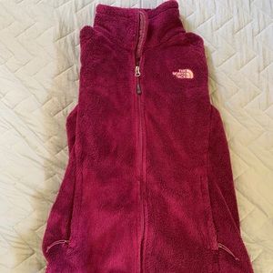 North Face fuzzy jacket